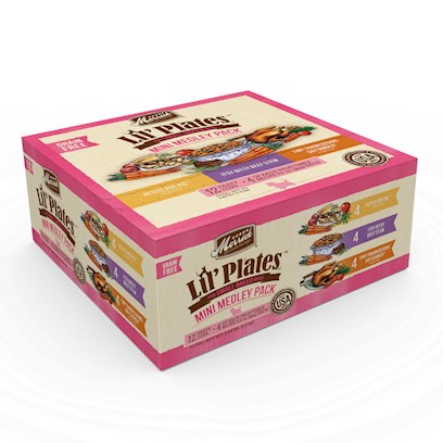 Merrick Lil' Plates Grain Free Mini Medley Variety Pack Wet Dog Food Tray