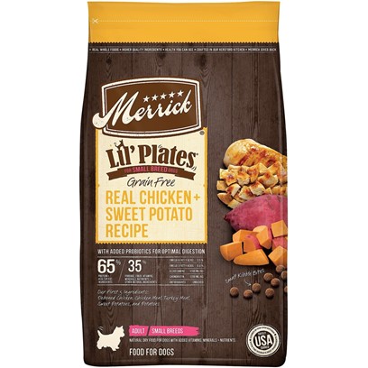 Merrick Lil' Plates Small Breed Grain Free Real Chicken and Sweet Potato Dry Dog Food