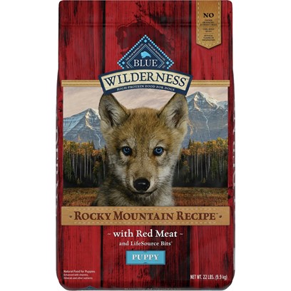 Blue Buffalo Wilderness Rocky Mountain Recipe Puppy Red Meat Dry Dog Food