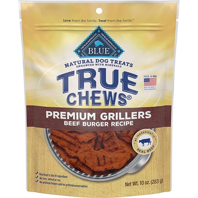 Blue Buffalo True Chews Premium Grillers with Real Steak Dog Treats