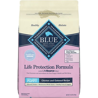 Blue Buffalo Life Protection Small Breed Puppy Chicken and Oatmeal Recipe Dry Dog Food