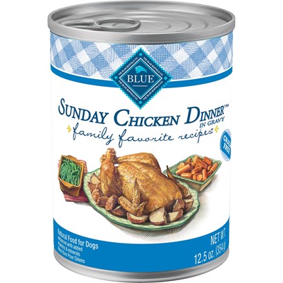 Blue Buffalo Family Favorite Sunday Chicken Dinner Canned Dog Food