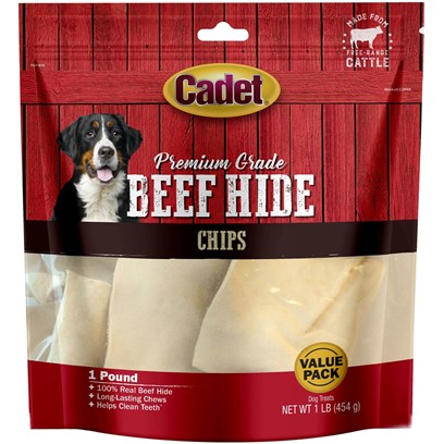 Cadet Rawhide Natural Flavor Chips for Dogs