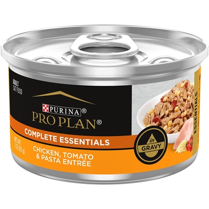 Purina Pro Plan Savor Adult Chicken, Tomato and Pasta Entree in Gravy Canned Cat Food