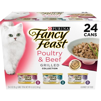 Fancy Feast Grilled Poultry and Beef Feast Variety Canned Cat Food