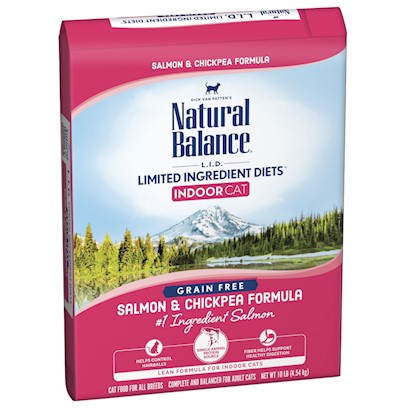 Natural Balance Limited Ingredient Diets Salmon and Chickpea Indoor Dry Cat Food