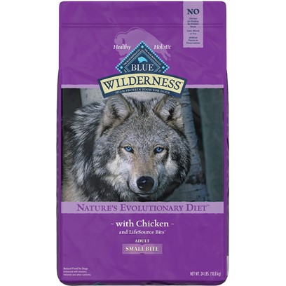 Blue Buffalo Wilderness Adult Small Bite Chicken Recipe Dry Dog Food