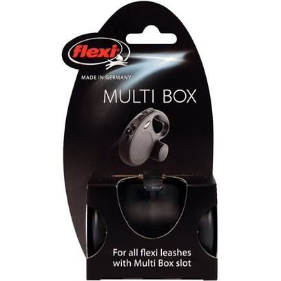 Flexi Multi Box Treat & Waste bag Storage Leash Accessory