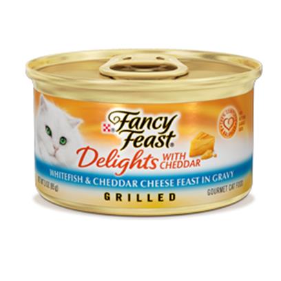 Fancy Feast Delights Whitefish and Cheddar Cheese Canned Cat Food