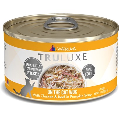 Weruva TRULUXE On The Cat Wok with Chicken and Beef in Pumpkin Soup Canned Cat Food