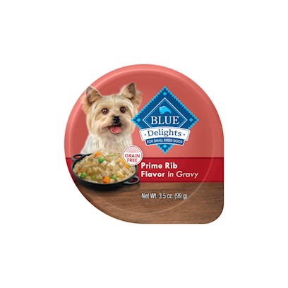 Blue Buffalo Divine Delights Small Breed Prime Rib in Gravy Dog Food Cup