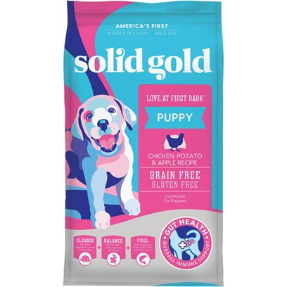 Solid Gold Love at First Bark Grain Free Puppy Recipe with Chicken, Potato  & Apples Dry Dog Food