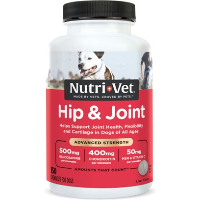 Nutri-Vet Hip and Joint Advance Strength Dog Chewables