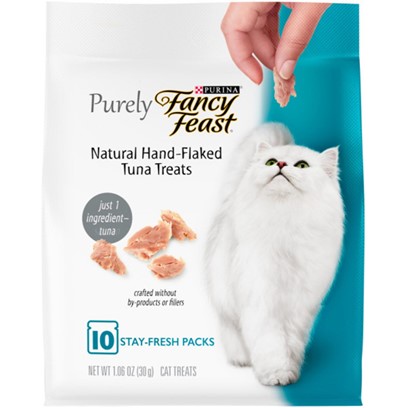 Fancy Feast Purely Natural Hand-Flaked Tuna Cat Treats