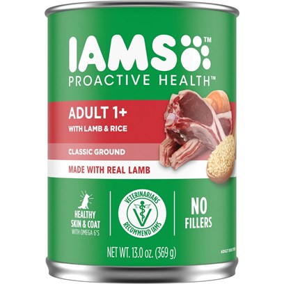 Iams ProActive Health Classic Ground with Lamb & Whole Grain Rice Adult Wet Dog Food