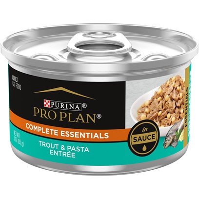 Purina Pro Plan Savor Adult Trout and Pasta Entree in Sauce Canned Cat Food
