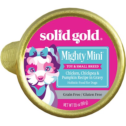 Solid Gold Grain Free Mighty Mini Small Breed with Chicken Dog Food Tray
