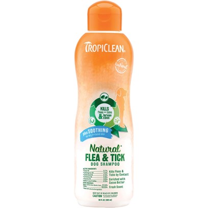Tropiclean Natural Flea and Tick Shampoo Plus Soothing