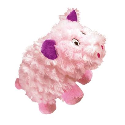 KONG Barnyard Cruncheez Pig Plush Dog Toy