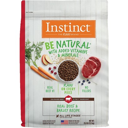 Nature's Variety Instinct Be Natural Beef & Barley Recipe Dry Dog Food