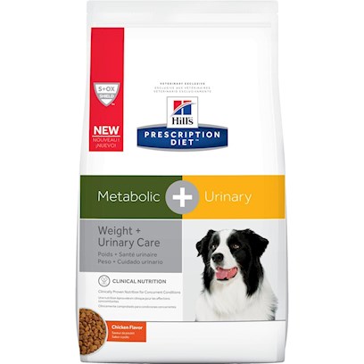Hill's Prescription Diet Metabolic + Urinary, Weight + Urinary Care Dry Dog Food