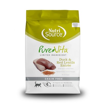 PureVita Grain Free Duck and Red lentils Dry Cat Food