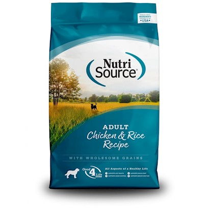 NutriSource Adult Chicken and Rice Dry Dog Food