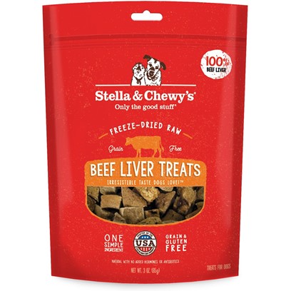 Stella & Chewy's Freeze-Dried Raw Beef Liver Dog Treats