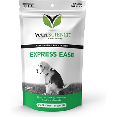 VetriScience Laboratories Express Ease, Digestive and Anal Gland Support for Dog