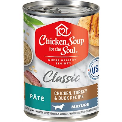 Chicken Soup For The Soul Mature Recipe Canned Dog Food