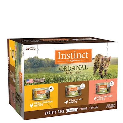 Nature's Variety Instinct Grain-Free Recipe Variety Pack Canned Cat Food