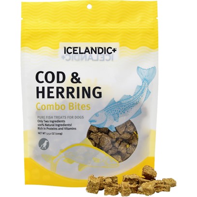Icelandic+ Cod & Herring Combo Bites Fish Dog Treats