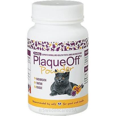 Proden PlaqueOff Dental Powder Supplement for Cats