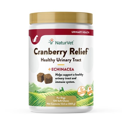 NaturVet Cranberry Relief plus Echinacea Functional Soft Chews for Dogs