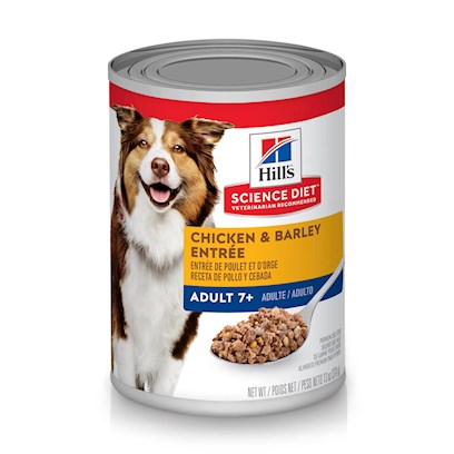 Hill's Science Diet Adult 7+ Chicken & Barley Entree Canned Dog Food