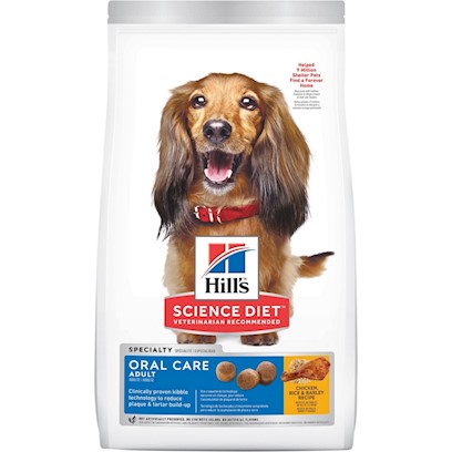 Hill's Science Diet Adult Oral Care Chicken, Rice & Barley Recipe Dry Dog Food