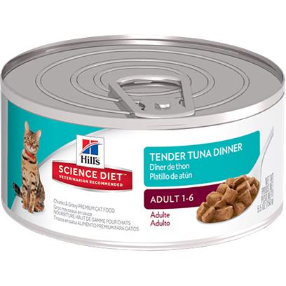 Hill's Science Diet Adult Tender Tuna Dinner Canned Cat Food