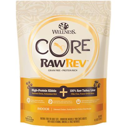 Wellness CORE RawRev Grain-Free Indoor Recipe with Freeze-Dried Turkey Liver Dry Cat Food