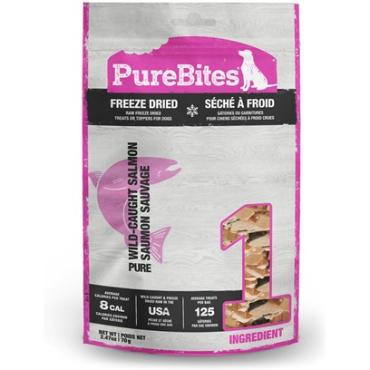 PureBites Salmon Freeze Dried Raw Dog Treats