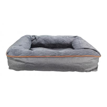 BeOneBreed Snuggle Bed Dark Gray Orthopedic Bed for Dogs & Cats