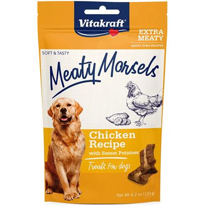 Vitakraft Meaty Morsels Chicken Recipe with Sweet Potato Dog Treats