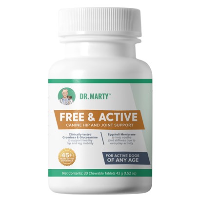 Dr. Marty Free & Active Dog Supplements
