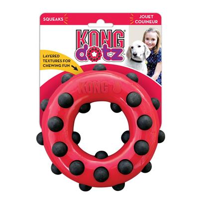 KONG Dotz Circle Dog Chew Toy