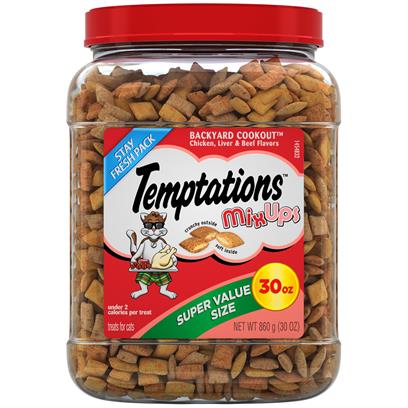 Temptations Mixups Crunchy & Soft Backyard Cookout Flavor Cat Treats
