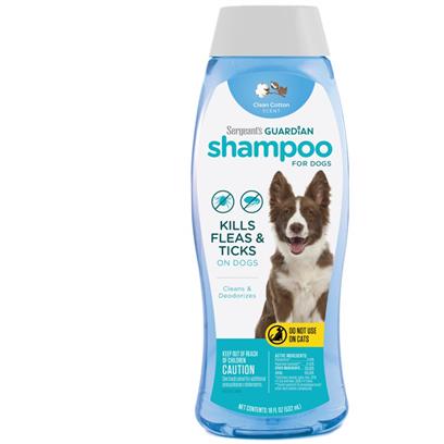 Sergeant's Guardian Flea & Tick Shampoo for Dogs Clean Cotton