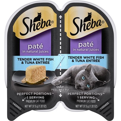 Sheba Perfect Portions Tender Whitefish and Tuna Entree Wet Cat Food