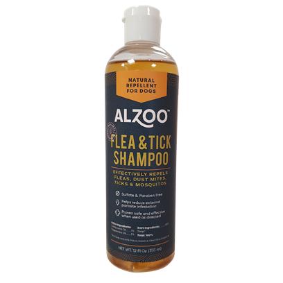 Alzoo Natural Flea & Tick Shampoo for Dogs