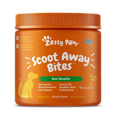 Zesty Paws Scoot Away Soft Chews for Dogs