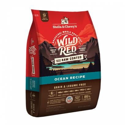 Stella & Chewy's Wild Red Dry Dog Food Raw Coated High Protein Grain & Legume Free Ocean Recipe