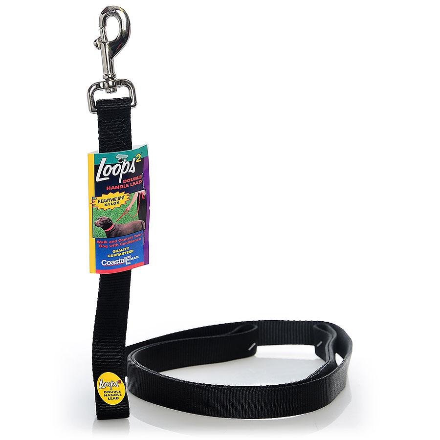 Loops 2 double 2025 handle dog leash